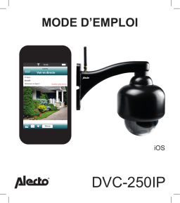 Alecto DVC-250IP Draadloze Outdoor Netwerkcamera met gratis App Manuel utilisateur