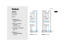 THEBEN Termina TR 612 top2 Manuel utilisateur