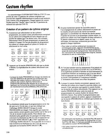 Manuel du propriétaire | Yamaha CVP-75 Manuel utilisateur | Fixfr