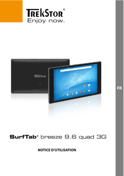Trekstor SurfTab Breeze 9.6 Quad 3G Mode d'emploi