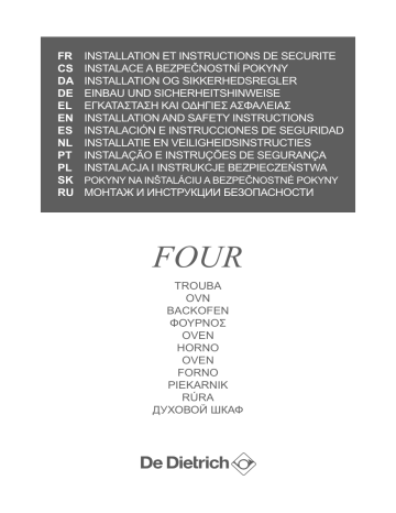 Manuel du propriétaire | De Dietrich DKS7580X Manuel utilisateur | Fixfr