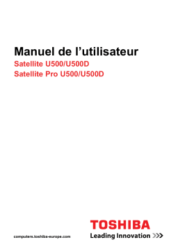 Toshiba SATELLITE U500-17D Manuel utilisateur