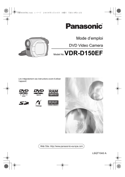 Panasonic VDR D150 EF Mode d'emploi