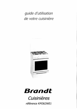 Brandt KM362WE1 Manuel utilisateur