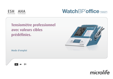 Microlife WatchBP Office Target Blood Pressure Monitor Manuel utilisateur | Fixfr
