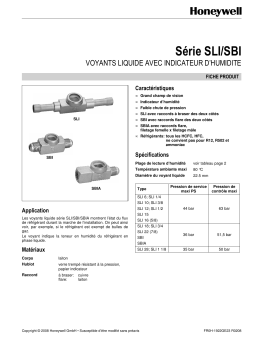 Honeywell SBI Manuel utilisateur