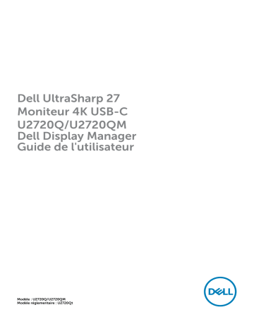Dell U2720Q electronics accessory Manuel utilisateur | Fixfr