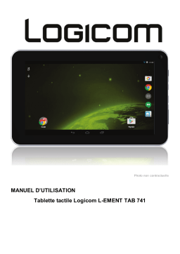 Logicom L-Ement Tab 741 Manuel utilisateur