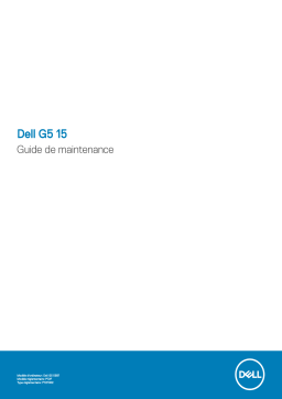 Dell G5 15 5587 gseries laptop Manuel utilisateur