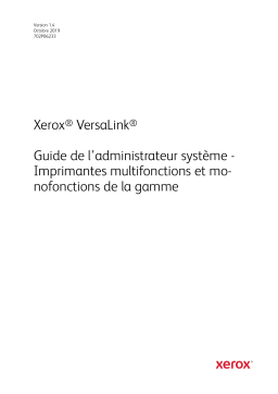 Xerox VersaLink C505 Multifunction Printer Manuel utilisateur