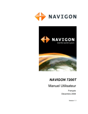 Manuel du propriétaire | Navigon 7200T Manuel utilisateur | Fixfr