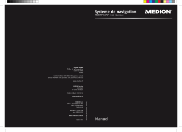 GoPal E3140 | GoPal E4440 | GOPAL P4440 | Manuel du propriétaire | Medion GoPal E3240 Manuel utilisateur | Fixfr