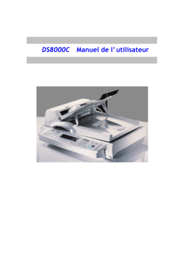 Avision DS8000C Manuel utilisateur