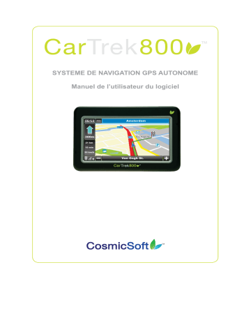 Mode d'emploi | CarTrek 800 CosmicSoft 3 Manuel utilisateur | Fixfr