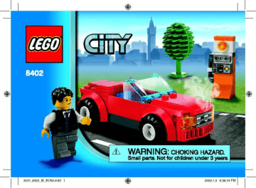 Guide d'installation | Lego 8402 Sports Car Manuel utilisateur | Fixfr