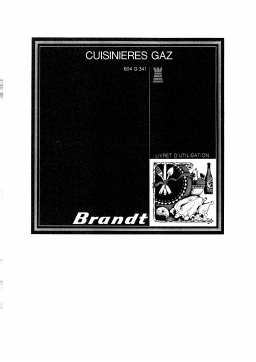 Brandt 604G34 Manuel utilisateur