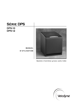 Velodyne DSP-12 Manuel utilisateur