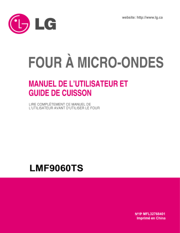 LG MD-0953ATL Manuel du propriétaire | Fixfr
