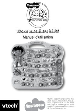 VTech DORA AVENTURE ABC Manuel utilisateur