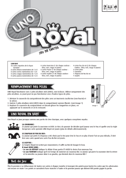 Mattel UNO Royal Revenge Manuel utilisateur