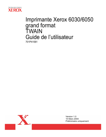 6030 | Xerox 6050 Mode d'emploi | Fixfr
