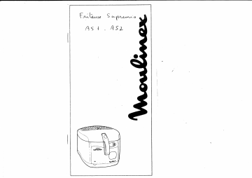 Manuel du propriétaire | Moulinex AS2 SUPREMIA Manuel utilisateur | Fixfr