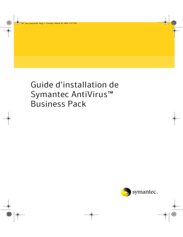 Symantec Norton AntiVirus v9.0 Corporate Edition Mode d'emploi | Fixfr