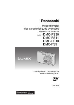 Panasonic DMC FS10 Mode d'emploi