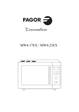 Fagor MW4-17EX Manuel utilisateur