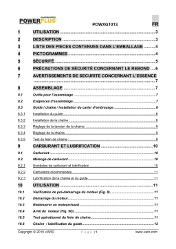 Powerplus POWXG1013 Manuel utilisateur