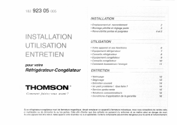 Thomson CDS357 Manuel utilisateur