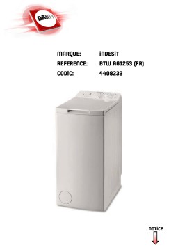 Indesit ITW A 5951 WITW A 5951 W FR Manuel utilisateur