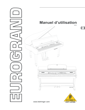 Manuel du propriétaire | Behringer EUROGRAND Manuel utilisateur | Fixfr