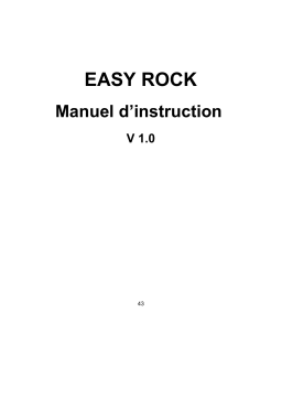 ITT Easy Rock Manuel utilisateur