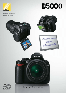 Nikon D5000 Manuel utilisateur