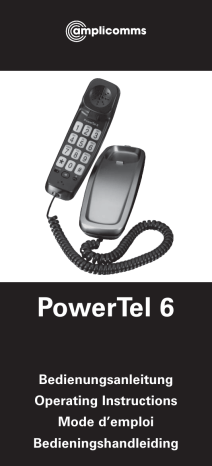 Manuel du propriétaire | Amplicom PowerTel 6 Manuel utilisateur | Fixfr