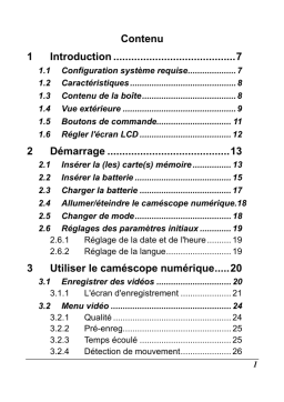 Praktica DVC-5.10 FHD Manuel utilisateur