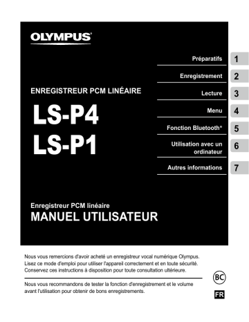 Olympus LS P4 Manuel utilisateur | Fixfr