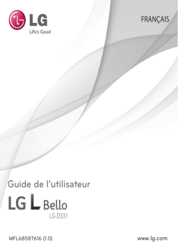 LG Série L Bello Manuel utilisateur