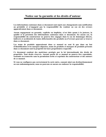 Manuel du propriétaire | Abit BX133 Manuel utilisateur | Fixfr