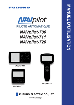 Furuno NAVPILOT 700/OB Manuel utilisateur