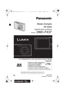Panasonic DMC FX37 Mode d'emploi