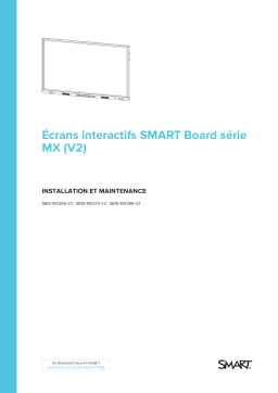SMART Technologies Board MX (V2) Manuel utilisateur