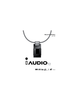 iAudio T2 Manuel utilisateur