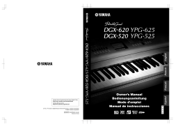 Yamaha DGX-620 Manuel utilisateur