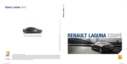 Renault Laguna Coupe Manuel utilisateur