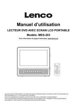 Lenco MES-203 Manuel utilisateur