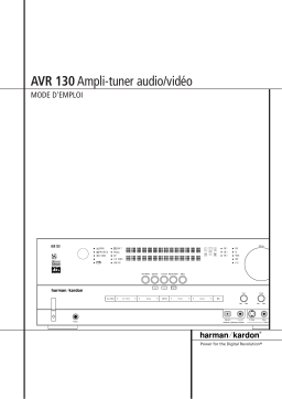 Harman Kardon AVR130 Manuel utilisateur