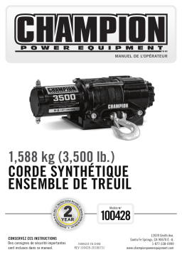 Champion Power Equipment 100428 Manuel utilisateur