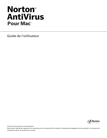 Mode d'emploi | Symantec Norton AntiVirus pour Macintosh v12.0 Manuel utilisateur | Fixfr